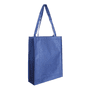 Navy Blue Large Gusset Non Woven Promotional Bag