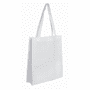 White Large Gusset Non Woven Promotional Bag