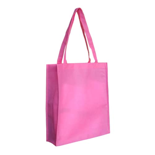 Hot Pink Large Gusset Non Woven Promotional Bag