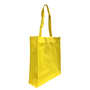 Yellow Large Gusset Non Woven Promotional Bag