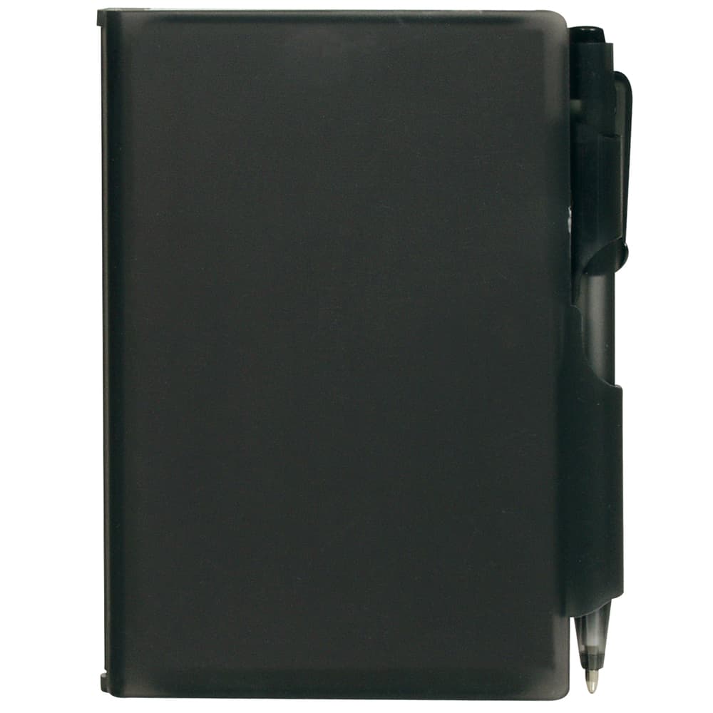 Transparent Charcoal Pocket Partner Notebook with Pen