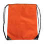 Orange Nylon Drawstring Backsack