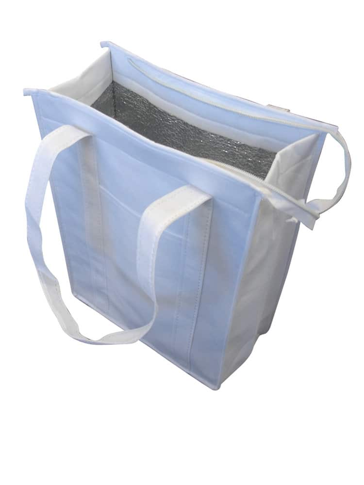 Non Woven Cooler Bag With Top Zip Closure