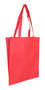 Red Non Woven Tote With V Gusset