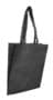 Black Non Woven Tote With V Gusset