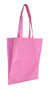 Hot Pink Non Woven Tote With V Gusset