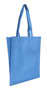 Powder Blue Non Woven Tote With V Gusset