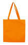 Orange Promotional Tote Without Gusset