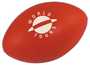 Red Anti Stress Rugby Ball