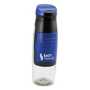 Clear/Blue/Black Warrior Water Bottle