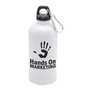 White Elude Stainless Steel Water Bottle - 600ml