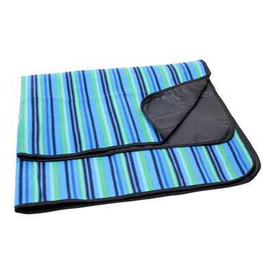 Navy Blue/Green/Blue Jamaica Picnic Rug