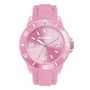 Pink Unisex Watch with Silicone Strap