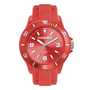 Red Unisex Watch with Silicone Strap