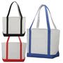 Blue Premium Heavy Weight Cotton Boat Tote