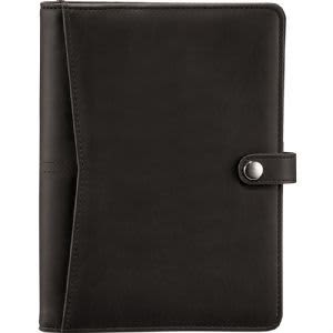 Black Pedova ETech Jr. Padfolio with Snap Closure.