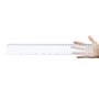 Frosted Clear Transparent 30cm Premium Plastic Ruler