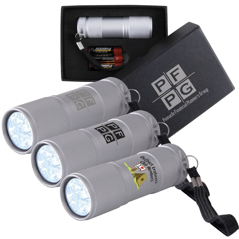 The Tube Silver Aluminium LED Torch