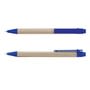 Natural/Blue Matador Cardboard Ballpoint Pen