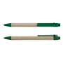 Natural/Green Matador Cardboard Ballpoint Pen