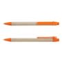 Natural/Orange Matador Cardboard Ballpoint Pen