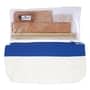 Natural/Blue Bamboo Stationery Set in Canvas Pencil Case