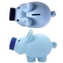 Blue Priscilla Pig (Pink) and Patrick Pig (Blue) Coin Bank