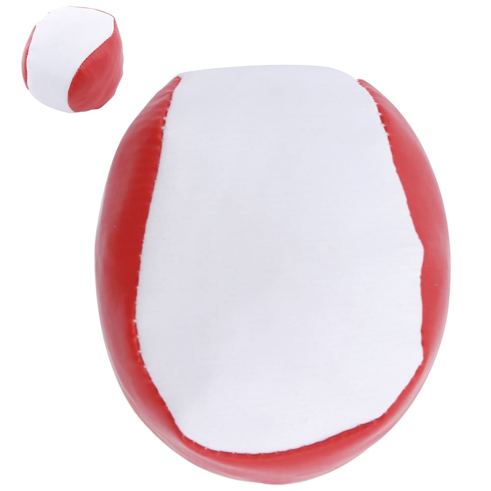 Red/White Promotional PVC Hacky Sack / Juggling Ball