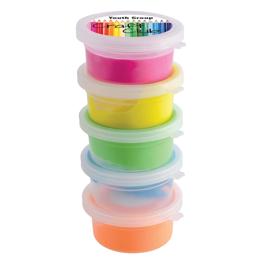 Assorted Custom Printed Crazy Bouncing Putty - Assorted Colours
