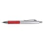 Silver/Red Bling Ballpoint Pen