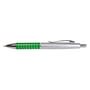 Silver/Green Bling Ballpoint Pen