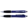 Blue/Silver/Black Santa Monica Stylus Ballpoint Pen