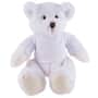 White/White Branded Frosty Plush Teddy Bear