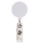 White Custom Retractable Name Tag Holder 