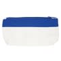 Natural/Blue Cotton / Canvas Organiser / Pencil Case with Zipper