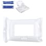 White Anti Bacterial Wipes in Pouch