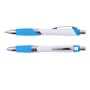 White/Transparent Light Blue Beat Ballpoint Pen