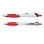 White/Transparent Red Beat Ballpoint Pen