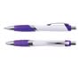 White/Transparent Purple Beat Ballpoint Pen