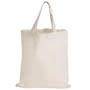 Natural Calico Short Handle Tote Bag 