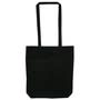 Black Coloured Cotton Double Long Handle Conference Bag - 140 GSM