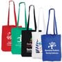 Coloured Cotton Double Long Handle Conference Bag - 140 GSM