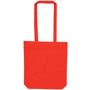 Red Coloured Cotton Double Long Handle Conference Bag - 140 GSM