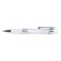 Clear/White/Silver Chrystalis Ballpoint Pen