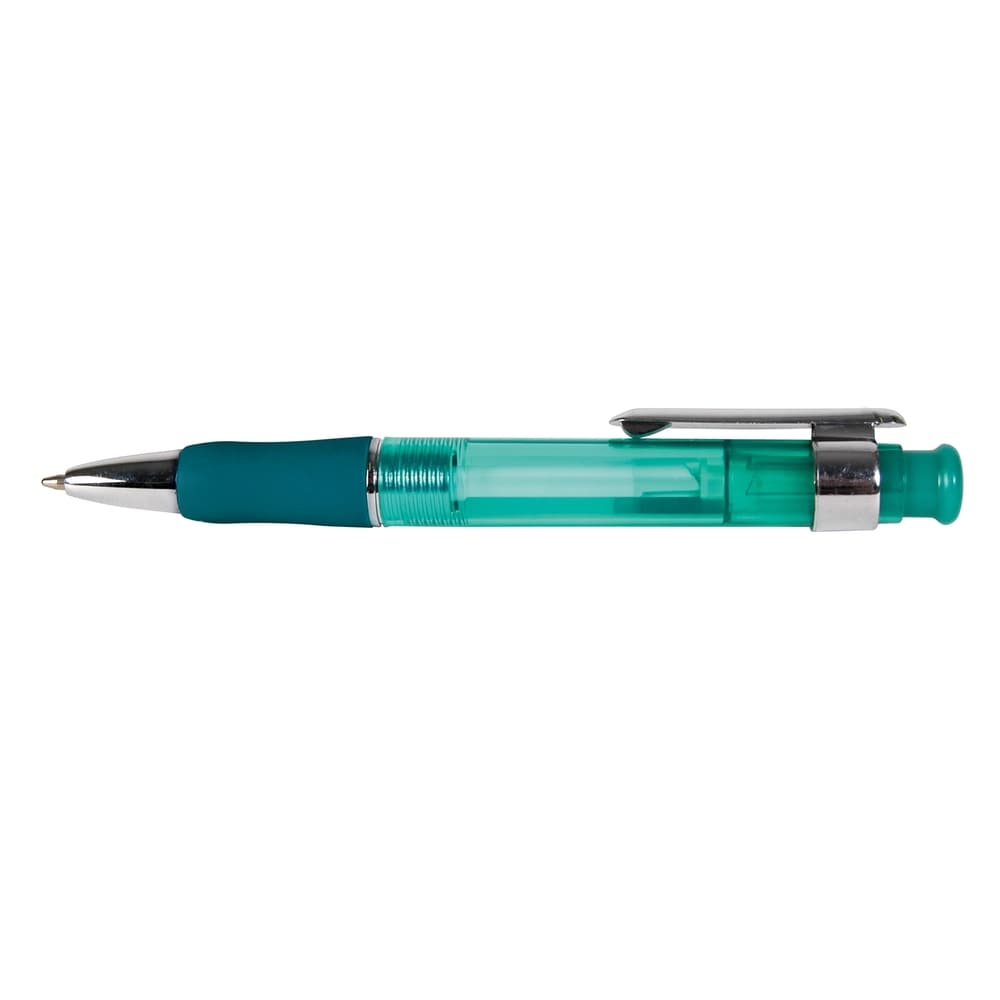 Transparent Green/Silver Chrystalis Ballpoint Pen