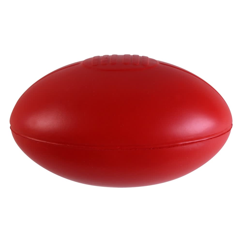 Red Australian Football Stress Reliever