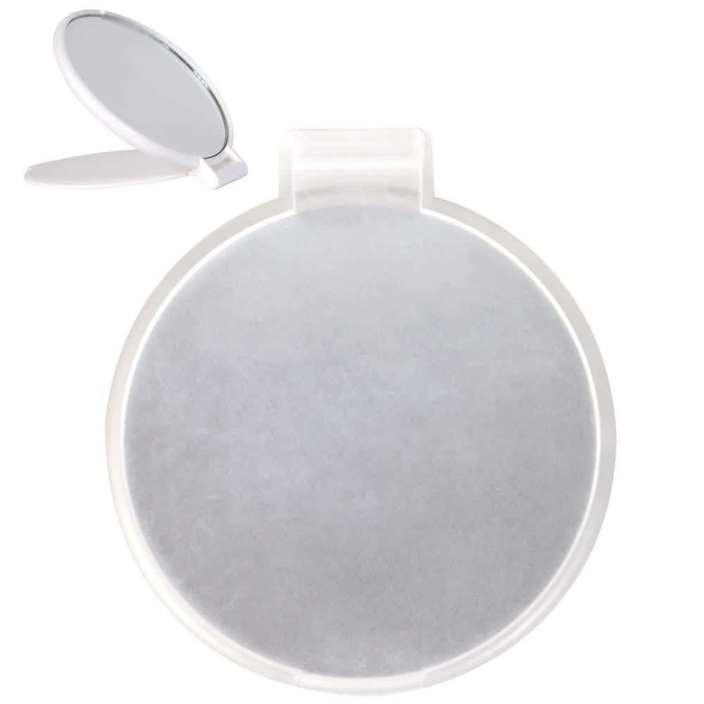 Clear Reflections Round Folding Mirror