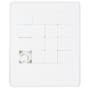 White Logo-Imprinted Sliding Tile Puzzle