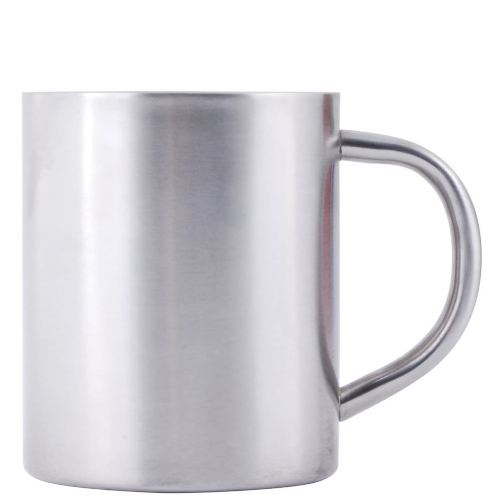 Silver Hot n' Cold Barrel Mug