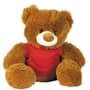 Brown/Red  Cocoa Plush Teddy Bear